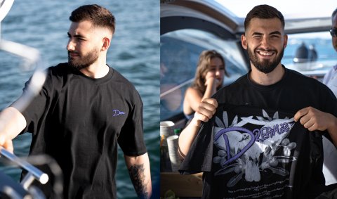 Oversize T-Shirt Druck | Dreamzz Fashion